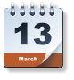 March 13